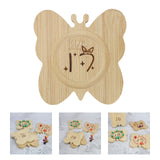 Wooden Bead Pendant Showcase Decorative Butterfly Shaped Shop Bracelets Tray 17