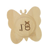 Wooden Bead Pendant Showcase Decorative Butterfly Shaped Shop Bracelets Tray 18