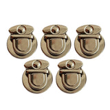 Maxbell 4x5 Pieces Tuck Lock Clasp Bag Lock for Purse for Wallets Leather Handbags Bag B