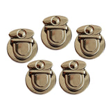Maxbell 3x5 Pieces Tuck Lock Clasp Bag Lock for Purse for Wallets Leather Handbags Bag B