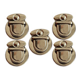 Maxbell 3x5 Pieces Tuck Lock Clasp Bag Lock for Purse for Wallets Leather Handbags Bag B