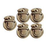 Maxbell 3x5 Pieces Tuck Lock Clasp Bag Lock for Purse for Wallets Leather Handbags Bag B