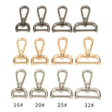 Maxbell 2xSwivel Snap Hooks Replacement DIY Crafts Trigger Clips Swivel Lobster Clasps 25mm Black