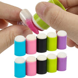 Maxbell 4xFinger Painting Sponge Finger Sponge Daubers for Painting Ink Crafts Drawing 10pcs
