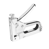 Maxbell Force Adjustable Stapler Hand Tool for Material Repair Carpentry Woodworking Silver