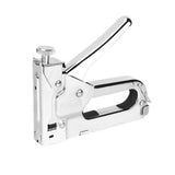 Maxbell Force Adjustable Stapler Hand Tool for Material Repair Carpentry Woodworking Silver