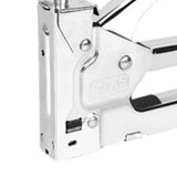 Maxbell Force Adjustable Stapler Hand Tool for Material Repair Carpentry Woodworking Silver