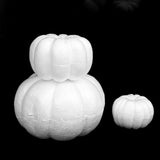 Maxbell 3x10x White Foam Pumpkins Props Crafts for Halloween School Project Birthday