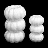 Maxbell 3x10x White Foam Pumpkins Props Crafts for Halloween School Project Birthday