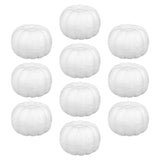 Maxbell 3x10x White Foam Pumpkins Props Crafts for Halloween School Project Birthday