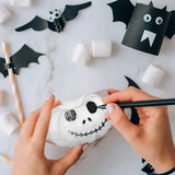 Maxbell 3x10x White Foam Pumpkins Props Crafts for Halloween School Project Birthday