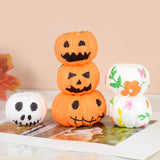 Maxbell 3x10x White Foam Pumpkins Props Crafts for Halloween School Project Birthday
