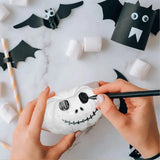 Maxbell 3x10x White Foam Pumpkins Props Crafts for Halloween School Project Birthday