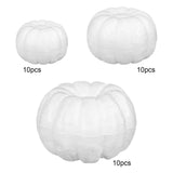 Maxbell 3x10x White Foam Pumpkins Props Crafts for Halloween School Project Birthday