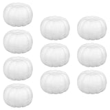 Maxbell 3x10x White Foam Pumpkins Props Crafts for Halloween School Project Birthday