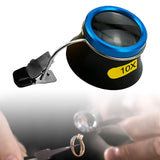 Maxbell Eyeglass Magnifier for Watchmaker Jewelry Watch Repairing for Jewelry Stamps 10X