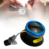 Maxbell Eyeglass Magnifier for Watchmaker Jewelry Watch Repairing for Jewelry Stamps 10X