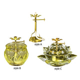 Maxbell Ghee Lamp Modern Butter Lamp Diwali for Table Centerpieces Party style A