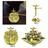 Maxbell Ghee Lamp Modern Butter Lamp Diwali for Table Centerpieces Party style A