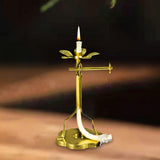 Maxbell Ghee Lamp Modern Butter Lamp Diwali for Table Centerpieces Party style A