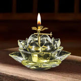 Maxbell Ghee Lamp Modern Butter Lamp Diwali for Table Centerpieces Party style C