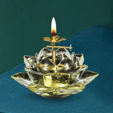 Maxbell Ghee Lamp Modern Butter Lamp Diwali for Table Centerpieces Party style C