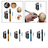 Maxbell Electric Engraving Pen Adjustable DIY Crafts Wood Professional Engraver Tool Gold
