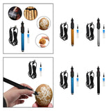 Maxbell Electric Engraving Pen Adjustable DIY Crafts Wood Professional Engraver Tool Gold