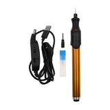 Maxbell Electric Engraving Pen Adjustable DIY Crafts Wood Professional Engraver Tool Gold