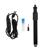 Maxbell Electric Engraving Pen Adjustable DIY Crafts Wood Professional Engraver Tool Gold