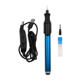 Maxbell Electric Engraving Pen Adjustable DIY Crafts Wood Professional Engraver Tool Blue