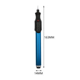 Maxbell Electric Engraving Pen Adjustable DIY Crafts Wood Professional Engraver Tool Blue