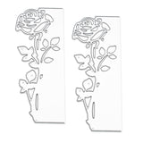 2x Rose Leaves Die Cuts DIY Scrapbooking for Invitations Greeting Card