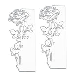 2x Rose Leaves Die Cuts DIY Scrapbooking for Invitations Greeting Card
