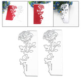 2x Rose Leaves Die Cuts DIY Scrapbooking for Invitations Greeting Card