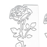 2x Rose Leaves Die Cuts DIY Scrapbooking for Invitations Greeting Card