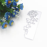 2x Rose Leaves Die Cuts DIY Scrapbooking for Invitations Greeting Card