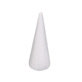 Maxbell 2x12Pcs Craft Foam Cones Christmas Tree Project for Festival Table Centerpiece 9.8cm