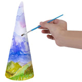 Maxbell 2x12Pcs Craft Foam Cones Christmas Tree Project for Festival Table Centerpiece 9.8cm