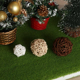 Maxbell 2x10x Decorative Rattan Balls Vase Fillers for Home Decor Party Christmas Tree 6cm