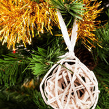 Maxbell 2x10x Decorative Rattan Balls Vase Fillers for Home Decor Party Christmas Tree 6cm