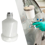 Maxbell Paint Sprayer Cup Threaded Paint Cup Paint Sprayer Accessories White 125ml