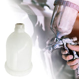 Maxbell Paint Sprayer Cup Threaded Paint Cup Paint Sprayer Accessories White 250ml