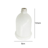 Maxbell Paint Sprayer Cup Threaded Paint Cup Paint Sprayer Accessories White 250ml