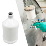 Maxbell Paint Sprayer Cup Threaded Paint Cup Paint Sprayer Accessories White 600ml