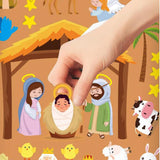 Maxbell Nativity Sticker Scene Kits Funny Nativity DIY Stickers Christmas DIY Crafts Style A