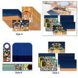 Maxbell Nativity Sticker Scene Kits Funny Nativity DIY Stickers Christmas DIY Crafts Style A