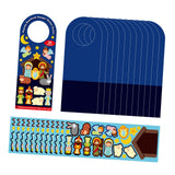 Maxbell Nativity Sticker Scene Kits Funny Nativity DIY Stickers Christmas DIY Crafts Style B