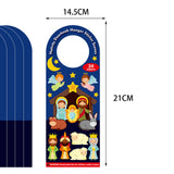 Maxbell Nativity Sticker Scene Kits Funny Nativity DIY Stickers Christmas DIY Crafts Style B