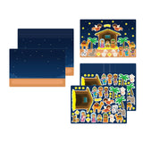 Maxbell Nativity Sticker Scene Kits Funny Nativity DIY Stickers Christmas DIY Crafts Style C